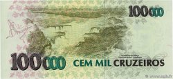 100 Cruzeiros Reais sur 100000 Cruzeiros BRASIL  1993 P.238 FDC