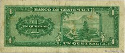 1 Quetzal GUATEMALA  1970 P.052g BC
