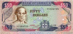 50 Dollars JAMAIKA  1993 P.73b