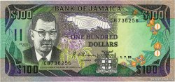 100 Dollars JAMAIKA  1991 P.75a