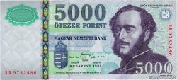5000 Forint HUNGARY  1999 P.182a UNC