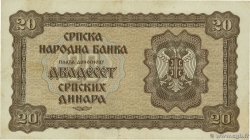 20 Dinara SERBIEN  1941 P.25 SS