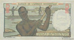 5 Francs FRENCH WEST AFRICA  1953 P.36 FDC