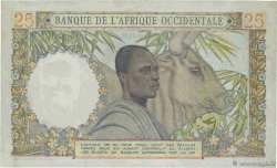 25 Francs FRENCH WEST AFRICA (1895-1958)  1943 P.38 VF+