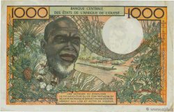 1000 Francs ESTADOS DEL OESTE AFRICANO  1961 P.103Ac MBC+