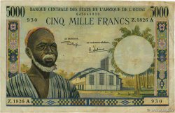 5000 Francs ÉTATS DE L AFRIQUE DE L OUEST  1975 P.104Ah