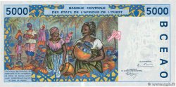 5000 Francs WEST AFRIKANISCHE STAATEN  1995 P.213Bd fST+