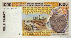 1000 Francs WEST AFRICAN STATES  1992 P.711Kb