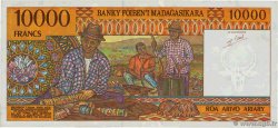 10000 Francs - 2000 Ariary MADAGASCAR  1994 P.079b XF