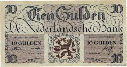 10 Gulden  NETHERLANDS  1945 P.074