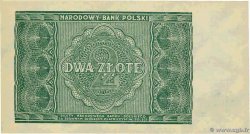 2 Zlote POLONIA  1946 P.124 FDC