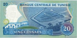 20 Dinars TUNESIEN  1983 P.81 fST+