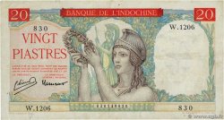 20 Piastres  INDOCINA FRANCESE  1949 P.081a