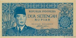 2.5 Rupiah INDONÉSIE  1961 P.079B