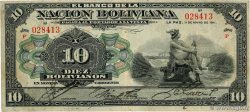 10 Bolivianos BOLIVIE  1911 P.107b