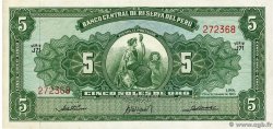 5 Soles de Oro PÉROU  1963 P.083