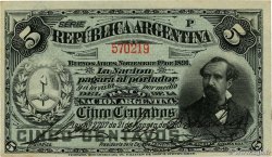 5 Centavos ARGENTINE  1891 P.209