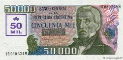 50000 Australes ARGENTINE  1989 P.332
