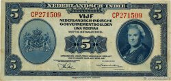 5 Gulden INDES NEERLANDAISES  1943 P.113a