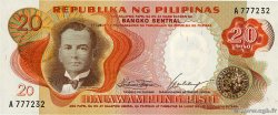 20 Piso PHILIPPINES  1969 P.145a