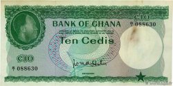 10 Cedis GHANA  1965 P.07a