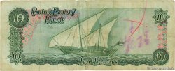 10 Dinars KOWEIT  1968 P.10a B+