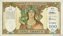 100 Francs NOUVELLE CALÉDONIE  1937 P.42b