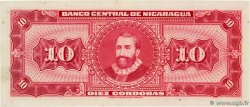 10 Cordobas NICARAGUA  1962 P.109 XF+
