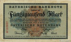 50000 Mark ALLEMAGNE Munich 1923 PS.0927