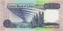 1/2 Dinar LIBIA  1990 P.53 FDC