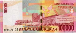 100000 Rupiah INDONESIA  2009 P.146f SC+