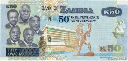 50 Kwacha Commémoratif ZAMBIA  2014 P.55 FDC