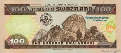 100 Emalangeni  Commémoratif SWAZILAND  2008 P.34 FDC