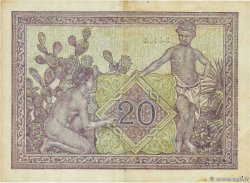 20 Francs TUNISIA  1945 P.18 VF