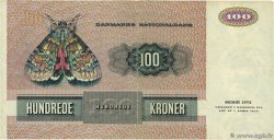 100 Kroner DENMARK  1978 P.051e VF