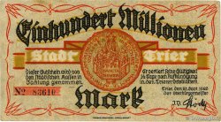 100 Million Mark ALLEMAGNE Trier - Trèves 1923 