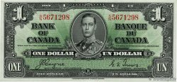 1 Dollar CANADá  1937 P.058e