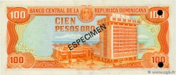 100 Pesos Oro Spécimen RÉPUBLIQUE DOMINICAINE  1977 P.122s1 NEUF