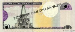 50 Pesos Oro Spécimen RÉPUBLIQUE DOMINICAINE  2000 P.161s NEUF