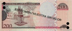 200 Pesos Oro Spécimen RÉPUBLIQUE DOMINICAINE  2007 P.178s NEUF