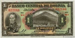 1 Boliviano BOLIVIEN  1928 P.118a
