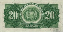 20 Bolivianos BOLIVIE  1928 P.131 SPL