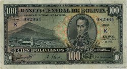 100 Bolivianos BOLIVIEN  1928 P.133
