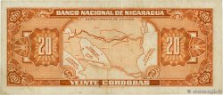 20 Cordobas NICARAGUA  1957 P.102a MBC