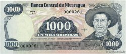 1000 Cordobas NICARAGUA  1985 P.143
