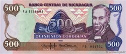 500 Cordobas NICARAGUA  1988 P.155