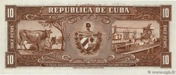 10 Pesos CUBA  1960 P.088c UNC