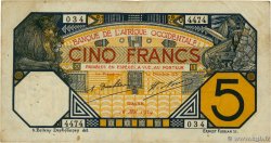 5 Francs DAKAR FRENCH WEST AFRICA (1895-1958) Dakar 1929 P.05Bf
