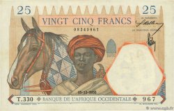 25 Francs FRENCH WEST AFRICA  1936 P.22