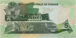 5 Dinars TUNESIEN  1972 P.68 fST